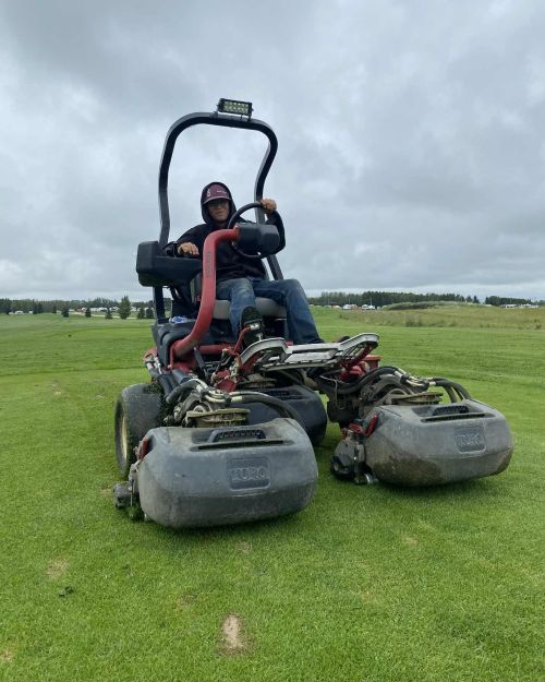 Beaver Dam Golf work mower