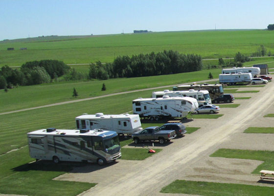 Beaver Dam Golf aerial shot of RVs